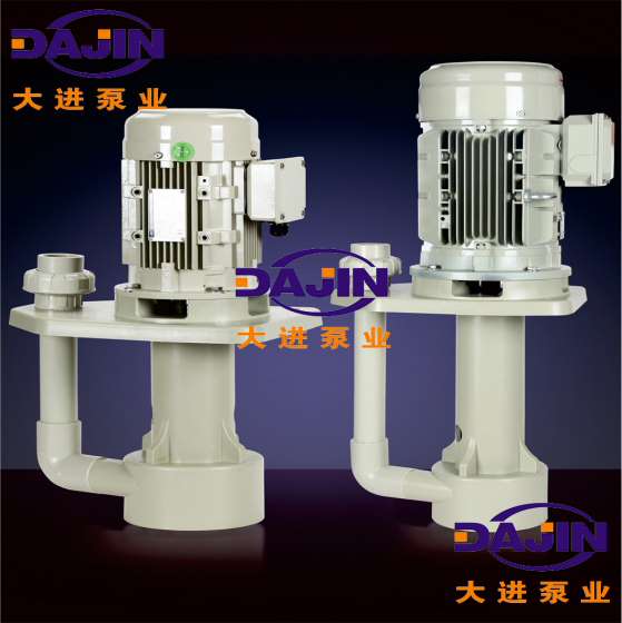 大进泵业厂家直销GFPP材质DJH-5HP型PCB电镀设备槽内立式泵