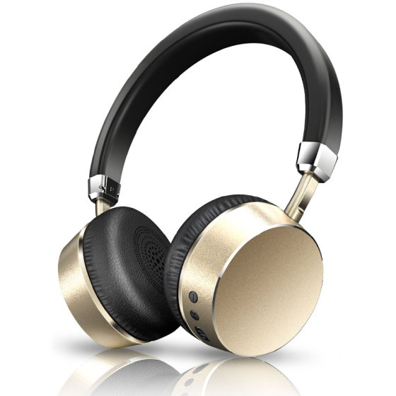 魅动E6无线耳机 蓝牙头戴式电脑耳麦运动游戏音乐立体声 银色