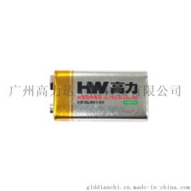 HW高力9V碱性电池 6LR61碱性9V干电池 电力强劲 无汞环保