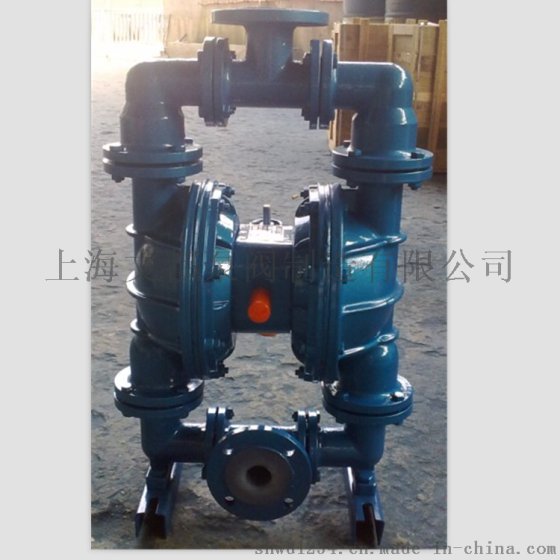 供应上海文都牌QBY-50型铸铁四氟气动隔膜泵