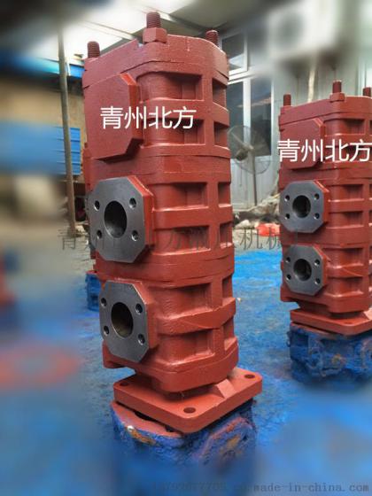 青州北方液压机械厂生产徐工QY25E吊车三联泵CBKP80/63/32型号价格产地